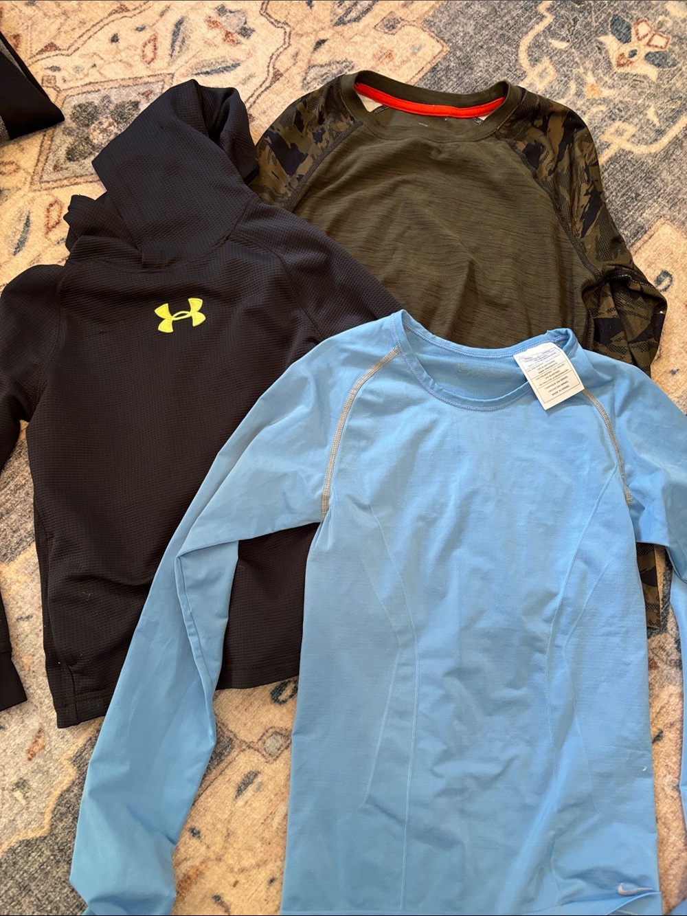 Under Armour Nike and old navy. Boys' Performance Tops - set of three